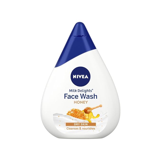 NIVEA Milk Delights Face Wash Moisturizing Honey For Dry Skin 100ml